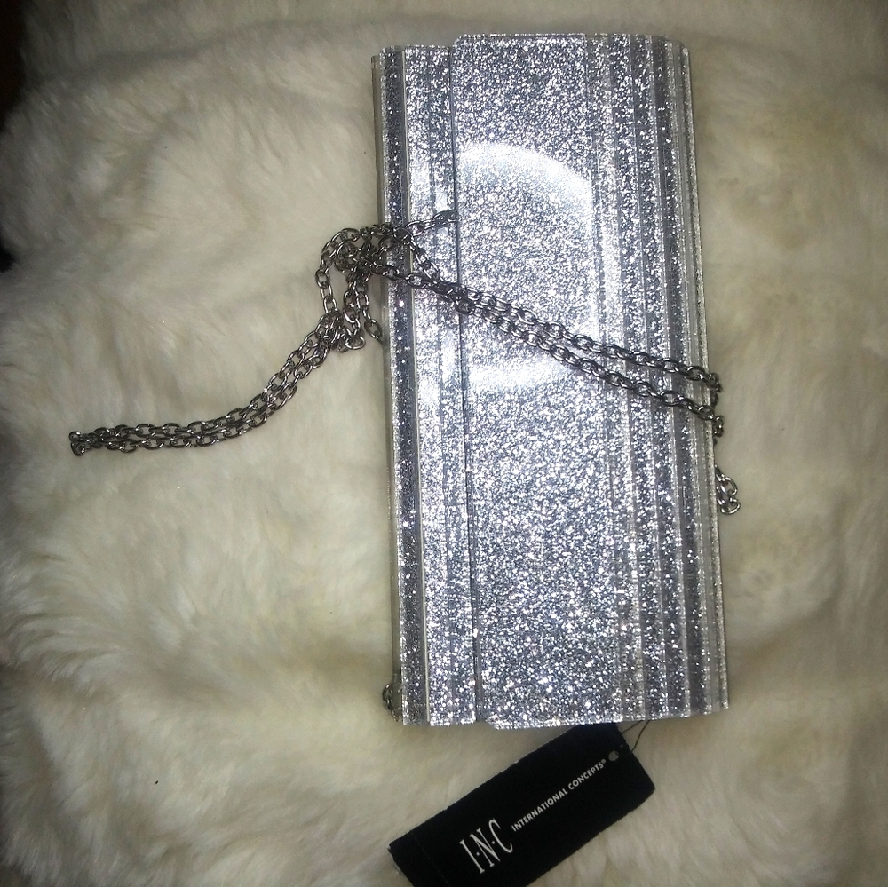 INC Metallic Crossbody